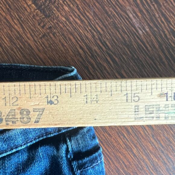 HUDSON Jeans Bailee MidRise Crop Baby Boot Bootcut Jeans Size 28 Dark Wash - Picture 12 of 14